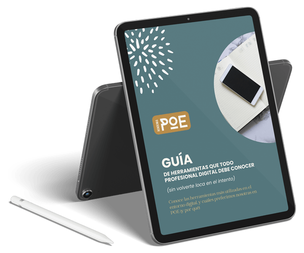 Mockup de la Guía de herramientas que todo profesional digital debería conocer